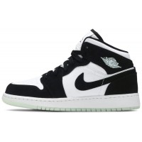 Nike Air Jordan 1 Mid SE GS Glow in the Dark Panda