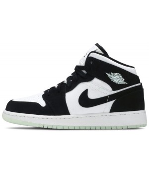 Nike Air Jordan 1 Mid SE GS Glow in the Dark Panda