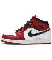 Nike Air Jordan 1 Mid GS Chicago White Red