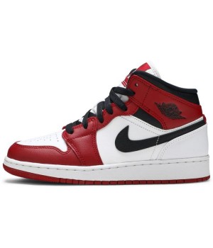 Nike Air Jordan 1 Mid GS Chicago White Red