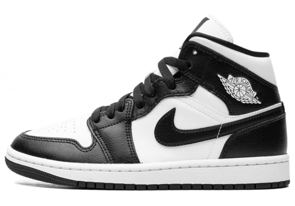 Кроссовки Nike Air Jordan 1 Mid Panda Black White