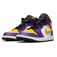 Nike Air Jordan 1 Mid Lakers 2022