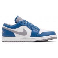 Nike Air Jordan 1 Low White True Blue Grey