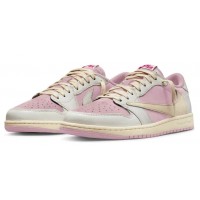 Nike x Travis Scott Air Jordan 1 Low OG Sail Shy Pink