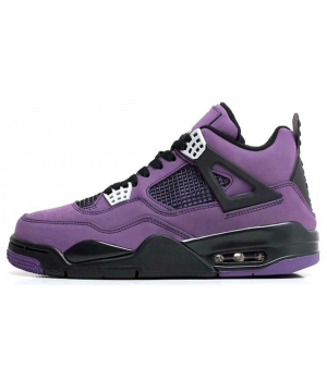 Nike Air Jordan 4 Retro x Travis Scott Purple зимние