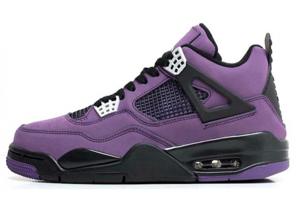 Nike Air Jordan 4 Retro x Travis Scott Purple зимние