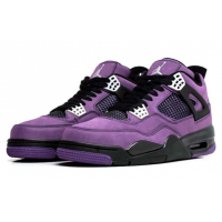 Nike Air Jordan 4 Retro x Travis Scott Purple зимние