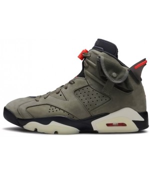 Nike Air Jordan 6 Retro Travis Scott Olive Sample