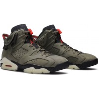 Nike Air Jordan 6 Retro Travis Scott Olive Sample