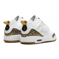 Jordan Spizike Low White Black Metallic Gold