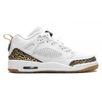 Jordan Spizike Low White Black Metallic Gold