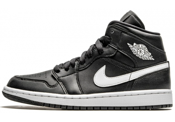 Nike Air Jordan 1 Mid WMNS Black White