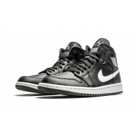 Nike Air Jordan 1 Mid WMNS Black White