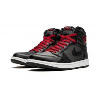 Nike Air Jordan 1 Retro High OG Black Satin Gym Red