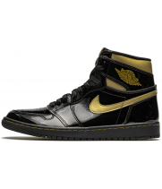 Nike Air Jordan 1 Retro Black Metallic Gold