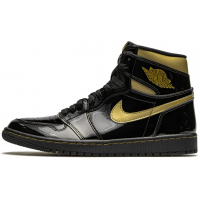 Nike Air Jordan 1 Retro Black Metallic Gold