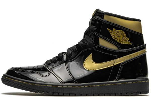 Nike Air Jordan 1 Retro Black Metallic Gold