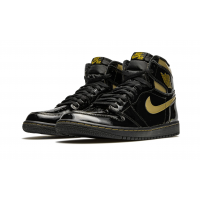 Nike Air Jordan 1 Retro Black Metallic Gold