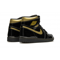 Nike Air Jordan 1 Retro Black Metallic Gold