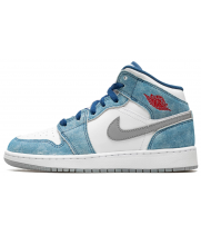 Nike Air Jordan 1 Mid SE GS French Blue