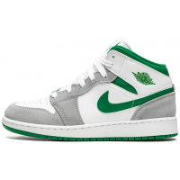 Nike Air Jordan 1 Mid SE Grey Pine Green