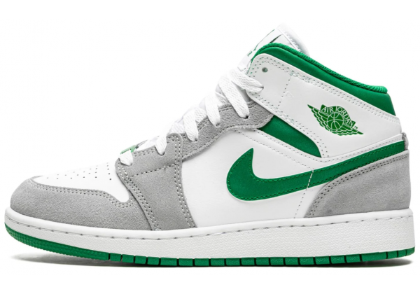 Nike Air Jordan 1 Mid SE Grey Pine Green