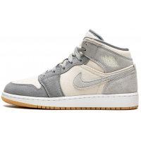 Nike Air Jordan 1 Mid SE Coconut Milk Particle Grey