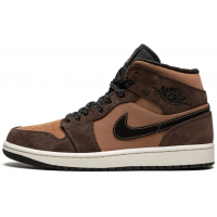 Nike Air Jordan 1 Mid SE Dark Chocolate