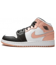 Nike Air Jordan 1 Mid Arctic Orange Black Toe