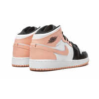 Nike Air Jordan 1 Mid Arctic Orange Black Toe