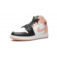 Nike Air Jordan 1 Mid Arctic Orange Black Toe