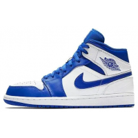 Nike Air Jordan 1 Mid Hyper Royal White