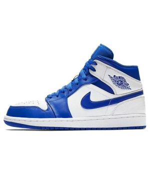 Nike Air Jordan 1 Mid Hyper Royal White