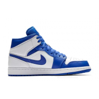 Nike Air Jordan 1 Mid Hyper Royal White