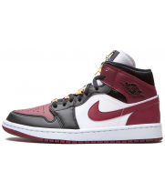 Кроссовки Nike Air Jordan 1 Mid SE Gold Pendants