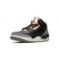 Nike Air Jordan 3 MNS Black Cement Gold