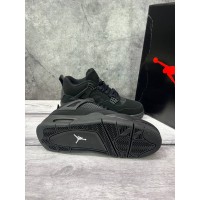 Nike Air Jordan 4 Retro Black Cat зимние