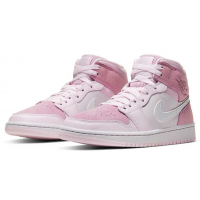 Nike Air Jordan 1 Mid Digital Pink с мехом