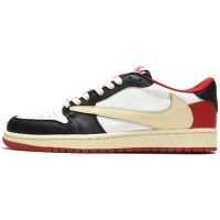 Nike x Travis Scott Air Jordan 1 Low White Red