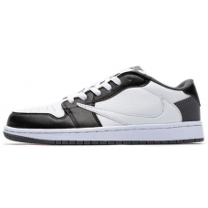 Кроссовки Nike x Travis Scott Air Jordan 1 Low Black White
