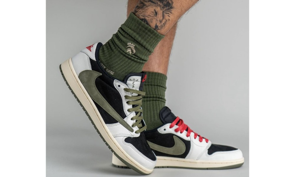 Nike air jordan 1 clearance mid olive