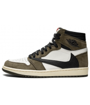 Nike Air Jordan 1 Travis Scott Cactus Jack с мехом