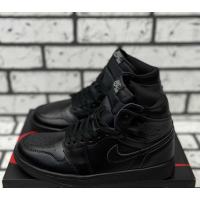 Nike Air Jordan 1 Retro Black зимние