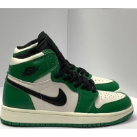 Nike Air Jordan 1 High Retro Green White