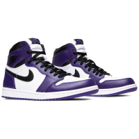 Nike Air Jordan 1 Retro High OG Court Purple 2.0 с мехом
