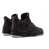 Кроссовки Nike Air Jordan 4 Retro x KAWS Black