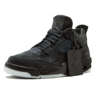 Кроссовки Nike Air Jordan 4 Retro x KAWS Black