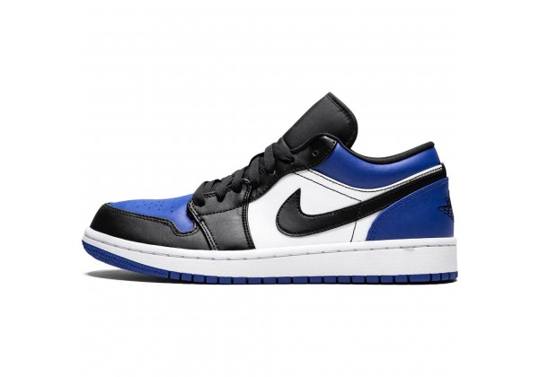 Кроссовки Nike Air Jordan 1 Low белые с синим