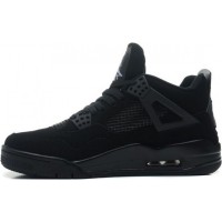 Кроссовки Nike Air Jordan 4 Retro монотонные черные
