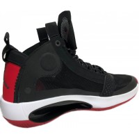 Кроссовки Nike Air Jordan XXXIV Pf Black Red черные с красным